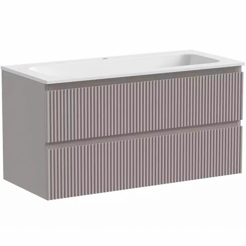 Тумба под раковину Sancos Snob R 100 SNR100SM doha soft - фото №1