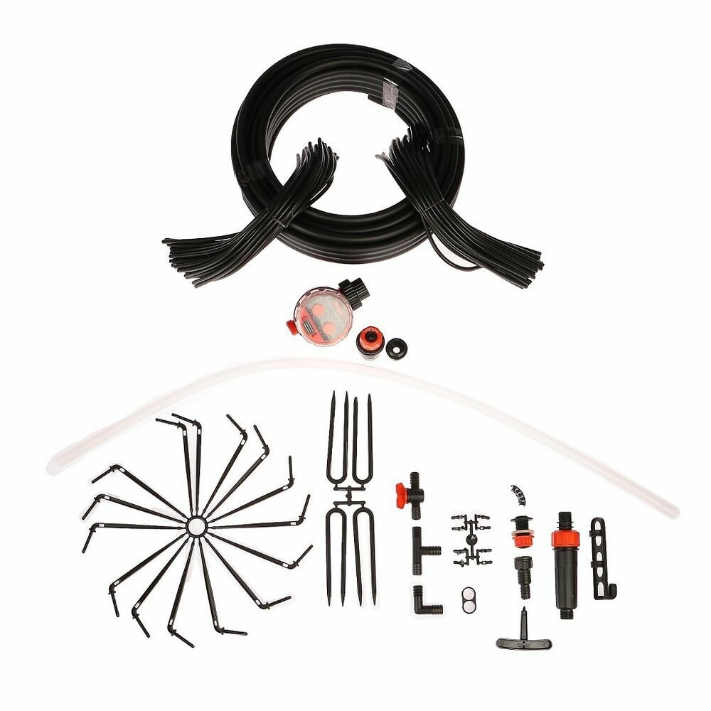 Капельный полив от емкости, на 60 раст, с тайм, Жук, 7566-00 - фотография № 2