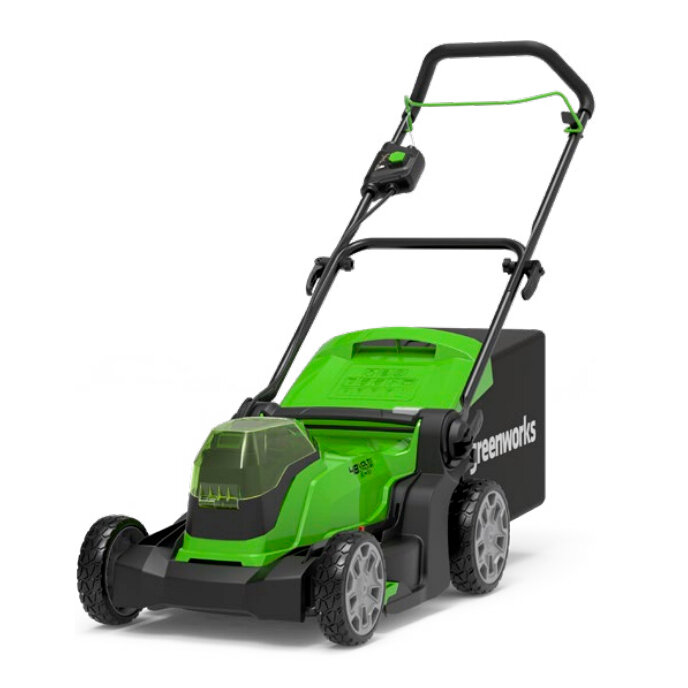 Газонокосилка аккумуляторная Greenworks Арт.2512607UD 2*24V 41 см с 2хАКБ 4Ач и ЗУ