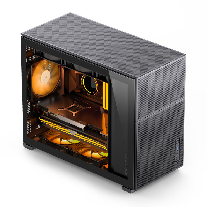 Корпус JONSBO D31 MESH Black без БП боковая панель из закаленного стекла mini-ITX micro-ATX черный