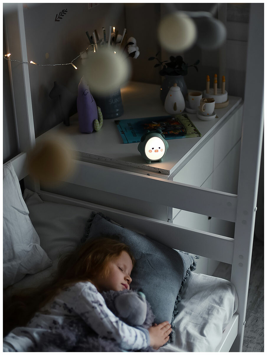 Лампа Lats настольная светодиодная детский ночник поросенок - фотография № 9