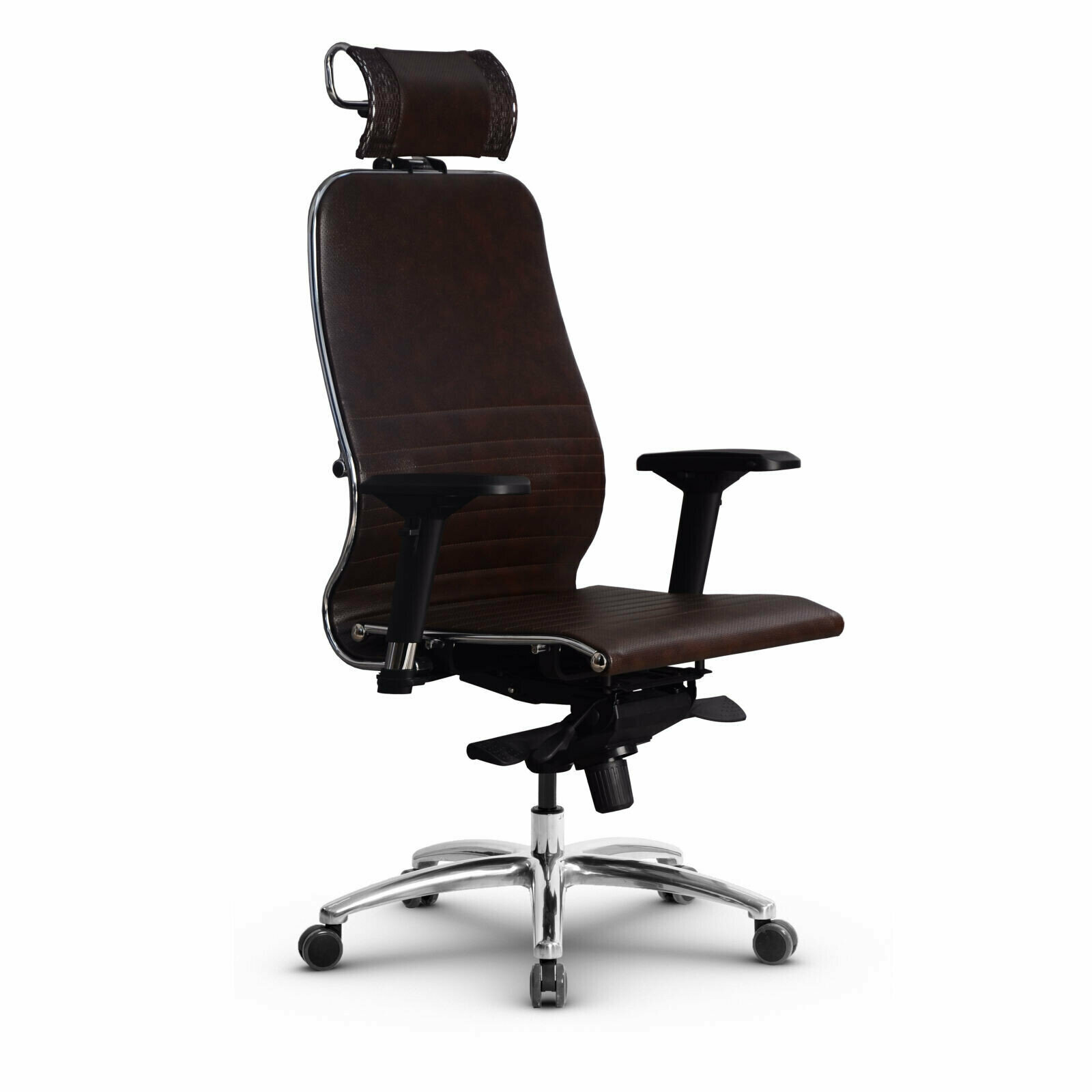 Компьютерное офисное кресло Metta Samurai К-3.041 Темно-коричневое - фотография № 1