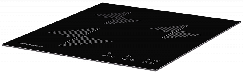 Встраиваемые индукционные панели Kuppersberg/ Индукционная варочная поверхность стеклокерамическая,ширина 45 см, 2 зоны 1,3 кВт(BOOSTER 1,5 кВт), 1 зо - фотография № 2