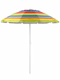 Пляжный зонт, 2,2 м, с клапаном, с наклоном Премиум Oxford (синий/салатовый/темно-бирюзовый/темно-си