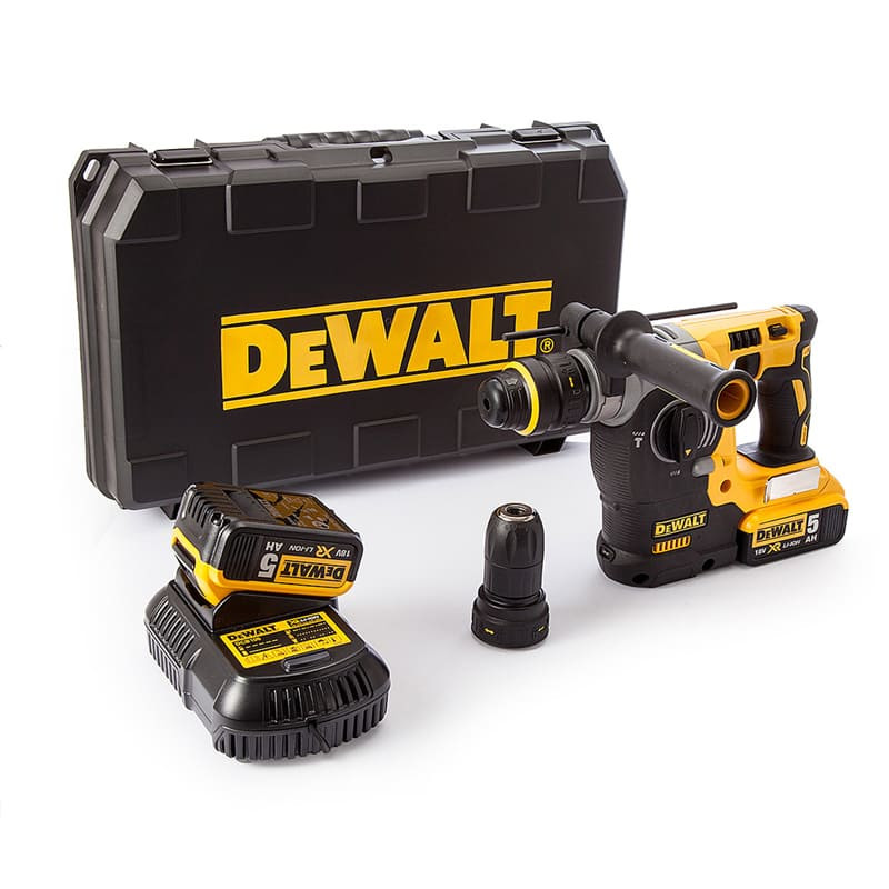 Аккумуляторный перфоратор DeWALT DCH274P2T - фотография № 1