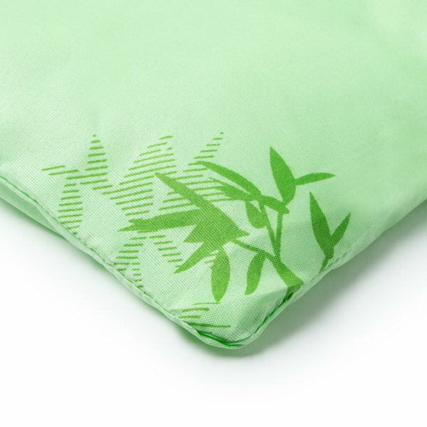 Одеяло Бамбук 220х205 см, полиэфирное волокно 200 гр/м, пэ 100% - фотография № 6