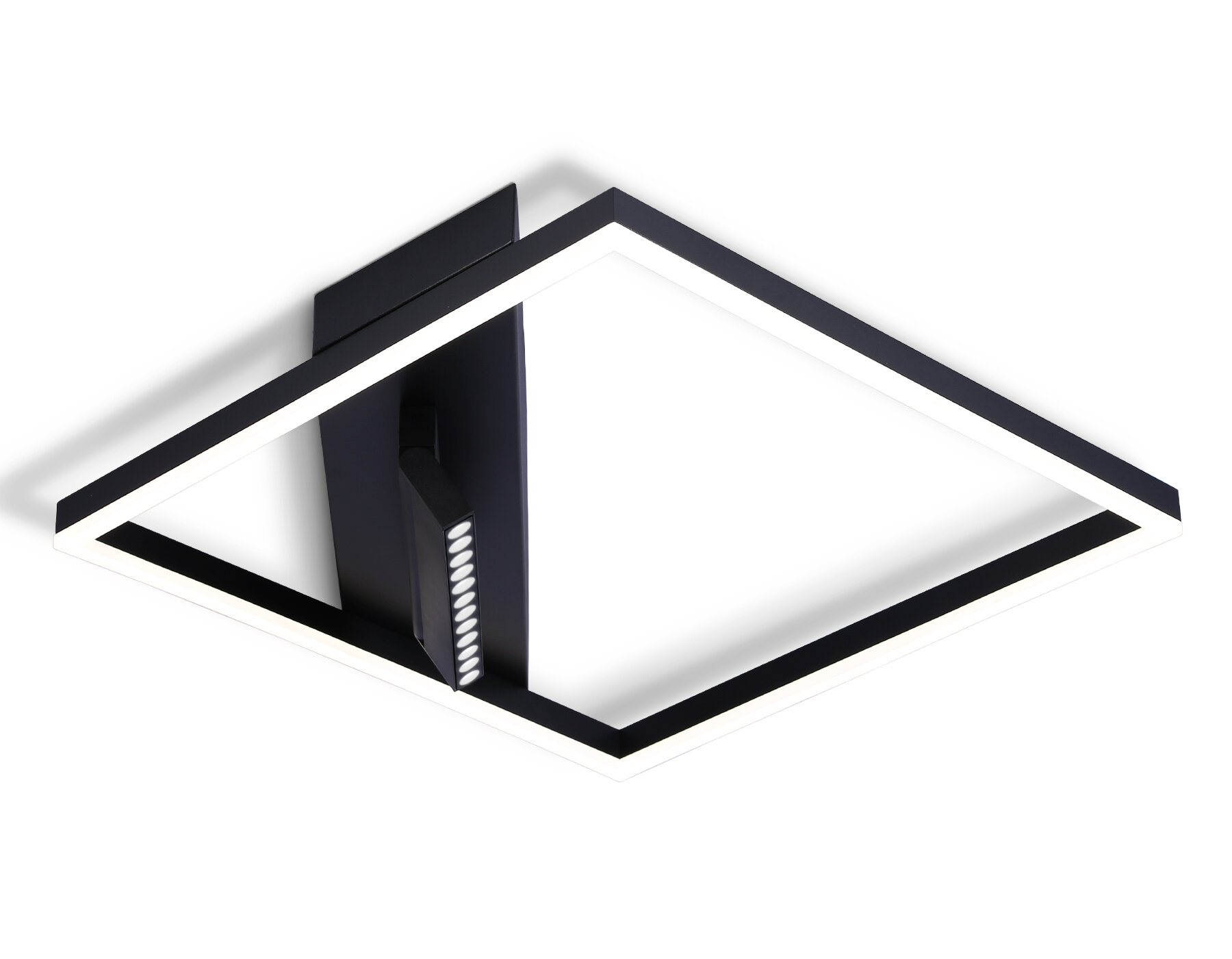 Светильник потолочный светодиодный 70Вт 3000K-6400K с пультом ДУ, черный - фотография № 1