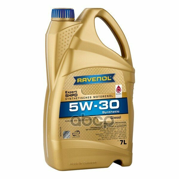 Синтетическое моторное масло RAVENOL Expert SHPD SAE 5W-30