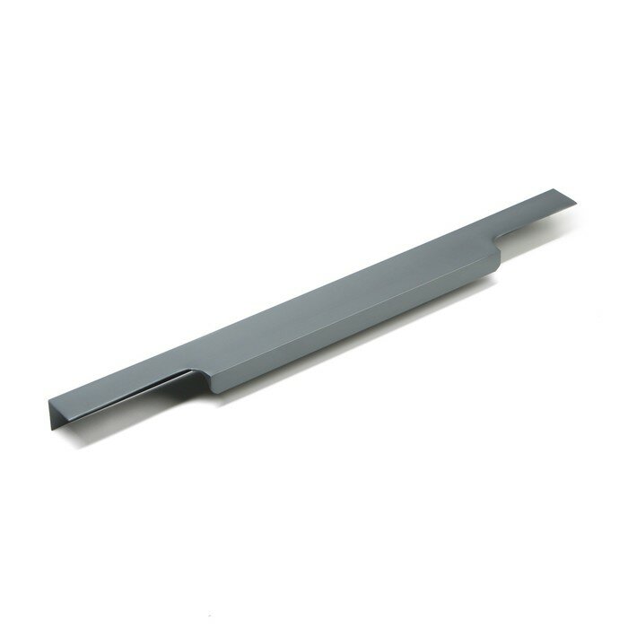 Ручка торцевая CAPPIO RP100GR, L=400 мм, цвет серый - фотография № 1