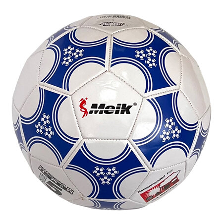 Мяч футбольный Meik-2000 3-слоя PVC 1.6, 320 гр, машинная сшивка Спортекс R18018-4