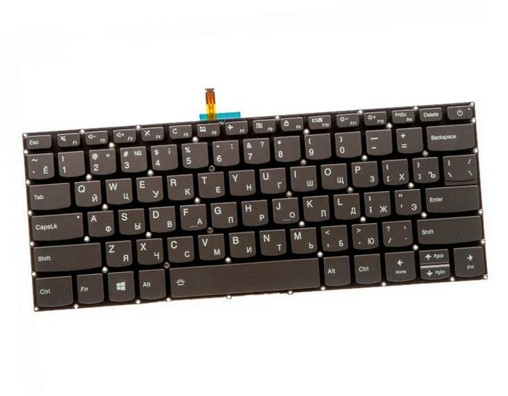 Клавиатура для ноутбука Lenovo Ideapad 330S-14, 330S-14IKB, 330S-14AST, 330-14AST, 330-14IGM, 330-14IKB black с подсветкой