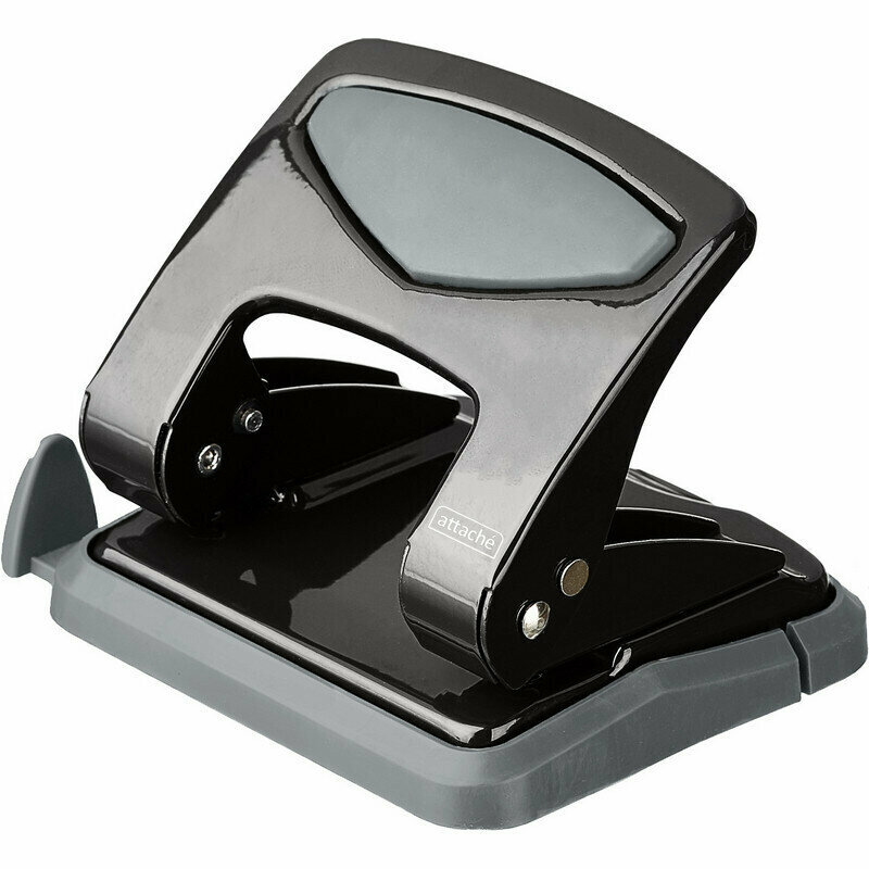 фото Attache Дырокол Черный, до 35 листов, с блокиратором