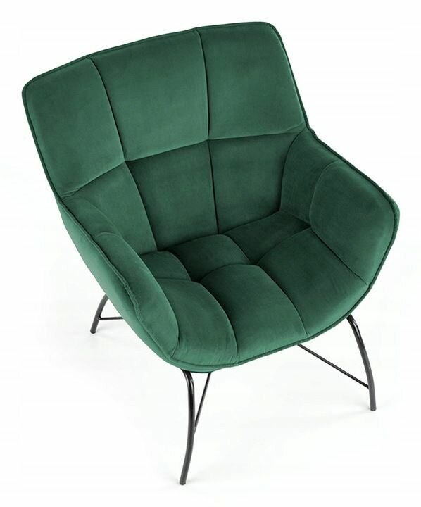 Кресло Halmar BELTON (темно-зеленый) - фотография № 6
