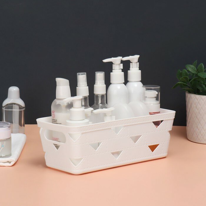 фото Органайзер для хранения косметических принадлежностей, 25,5 × 12 × 9 см, цвет микс