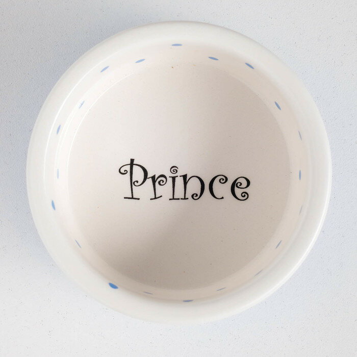 Миска керамическая "Prince" малая, 8,5 х 3,5 см, 150 мл, голубая - фотография № 3