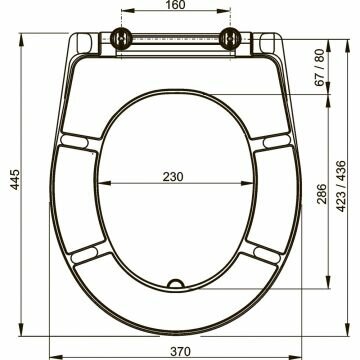 Сиденье для унитаза Alcaplast Duroplast A601 - фотография № 2