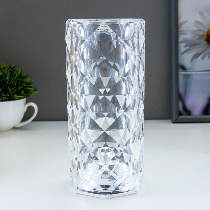 фото Настольная лампа "Хрустальный замок" LED 1Вт 4000К USB сенсорный 9х9х21.5 см RISALUX для дома