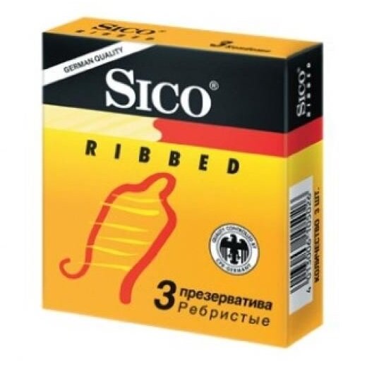 Sico Ribbed презервативы ребристые 3 шт.