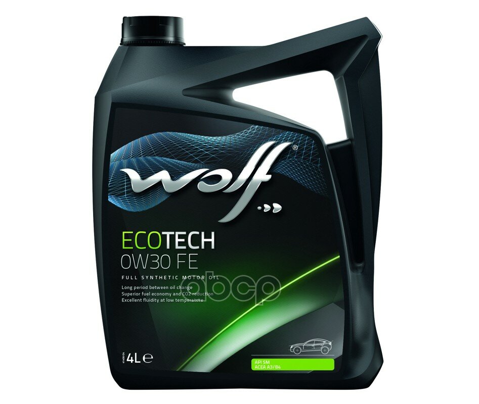 Синтетическое моторное масло Wolf Ecotech 0W30 FE