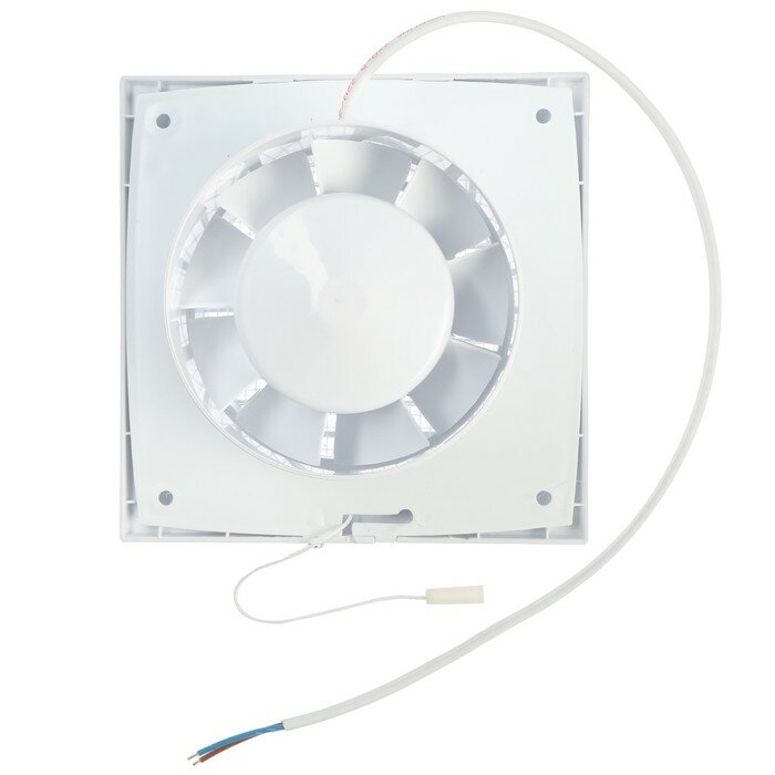 Вентилятор вытяжной "КосмоВент" В100ВКИ, d=100 мм, 33-41 дБ, с выключателем, с индикатором - фотография № 3