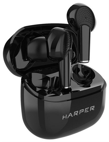 Беспроводные True Wireless наушники с ENC HARPER HB-527 Черный