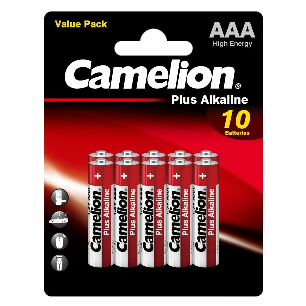 Батарейка Camelion Plus Alkaline BL10 LR03 (LR03-BP10 1.5В)(10шт. в уп-ке)