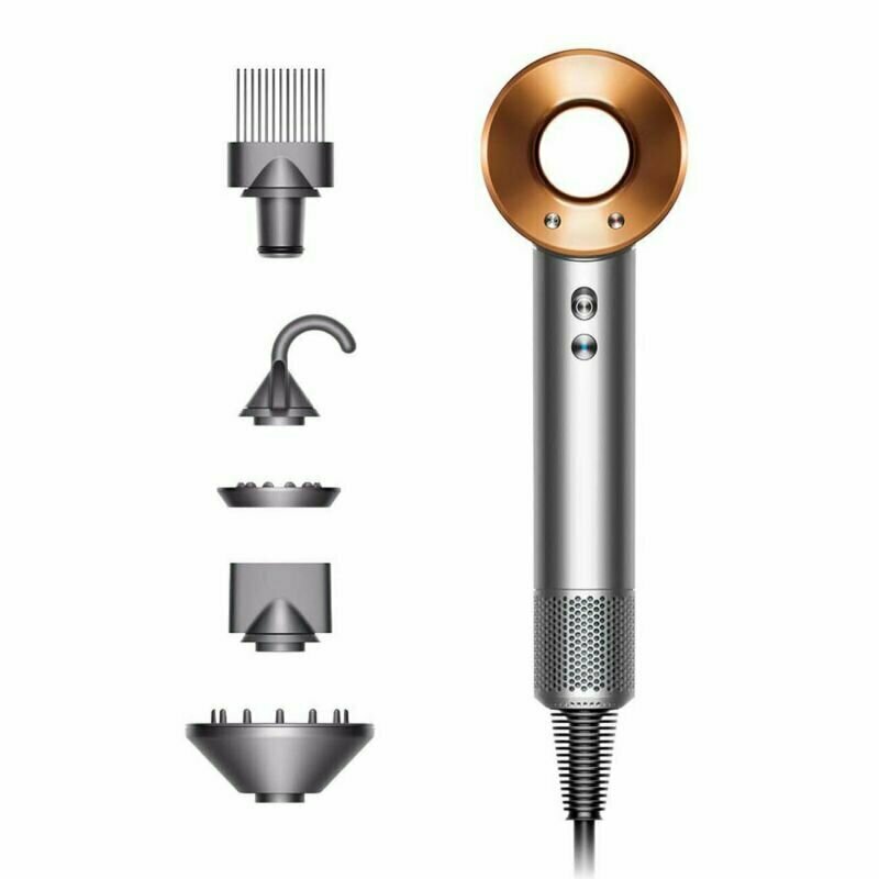 Фен Dyson Supersonic HD07 Bright Nickel/Bright Copper