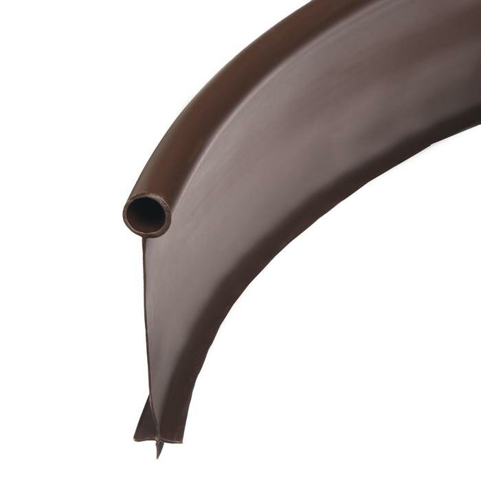 Лента бордюрная, 0.11 × 10 м, толщина 1 мм, пластиковая, коричневая, KANTA - фотография № 1