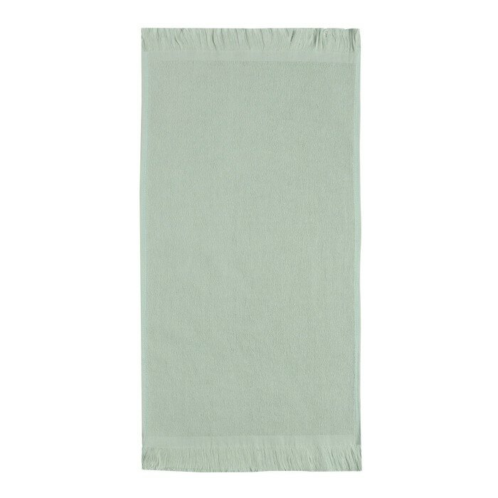 Полотенце махровое Love Life Fringe, 50х90 см, цвет оливковый, 100% хлопок, 380 гр/м2 - фотография № 2