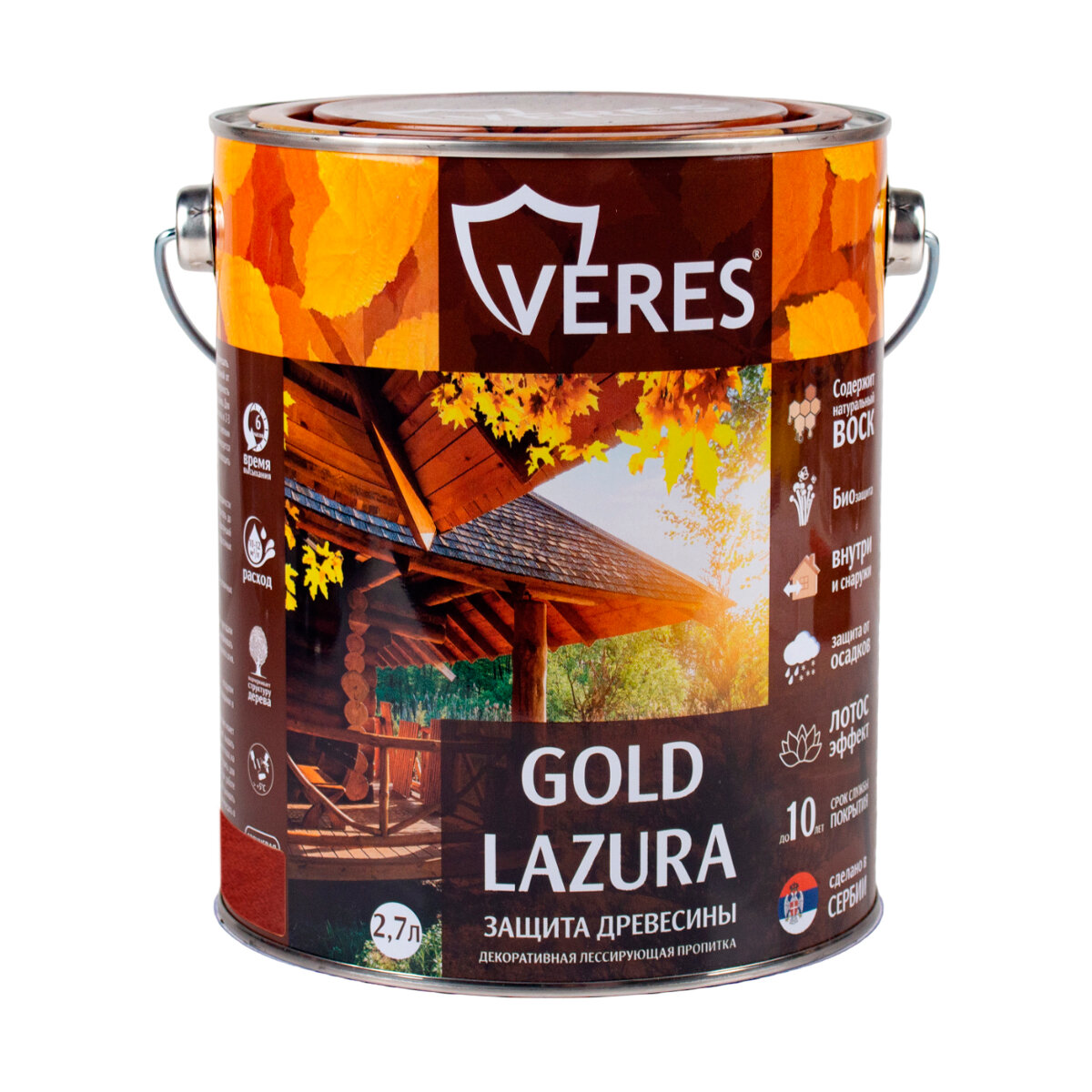 Водозащитная пропитка VERES Gold Lazura