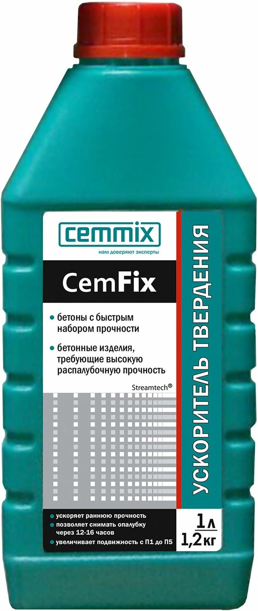 Ускоритель набора прочности "CEMFIX" 1 Л (1/20/640) "CEMMIX"