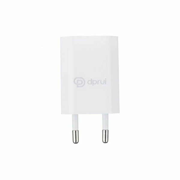 Сетевое зарядное устройство DPRUI SP08 USB 1 А белое