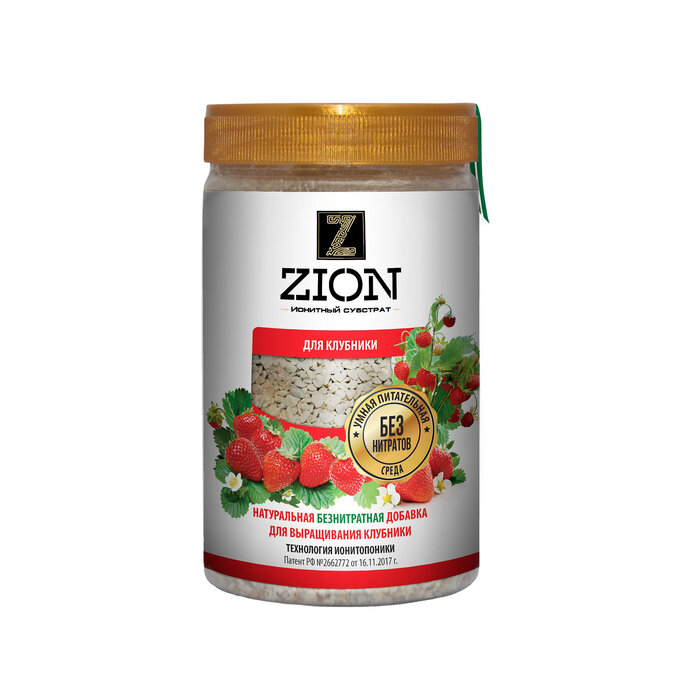 ZION Субстрат ионитный, 700 г, для выращивания клубники, ZION - фотография № 1
