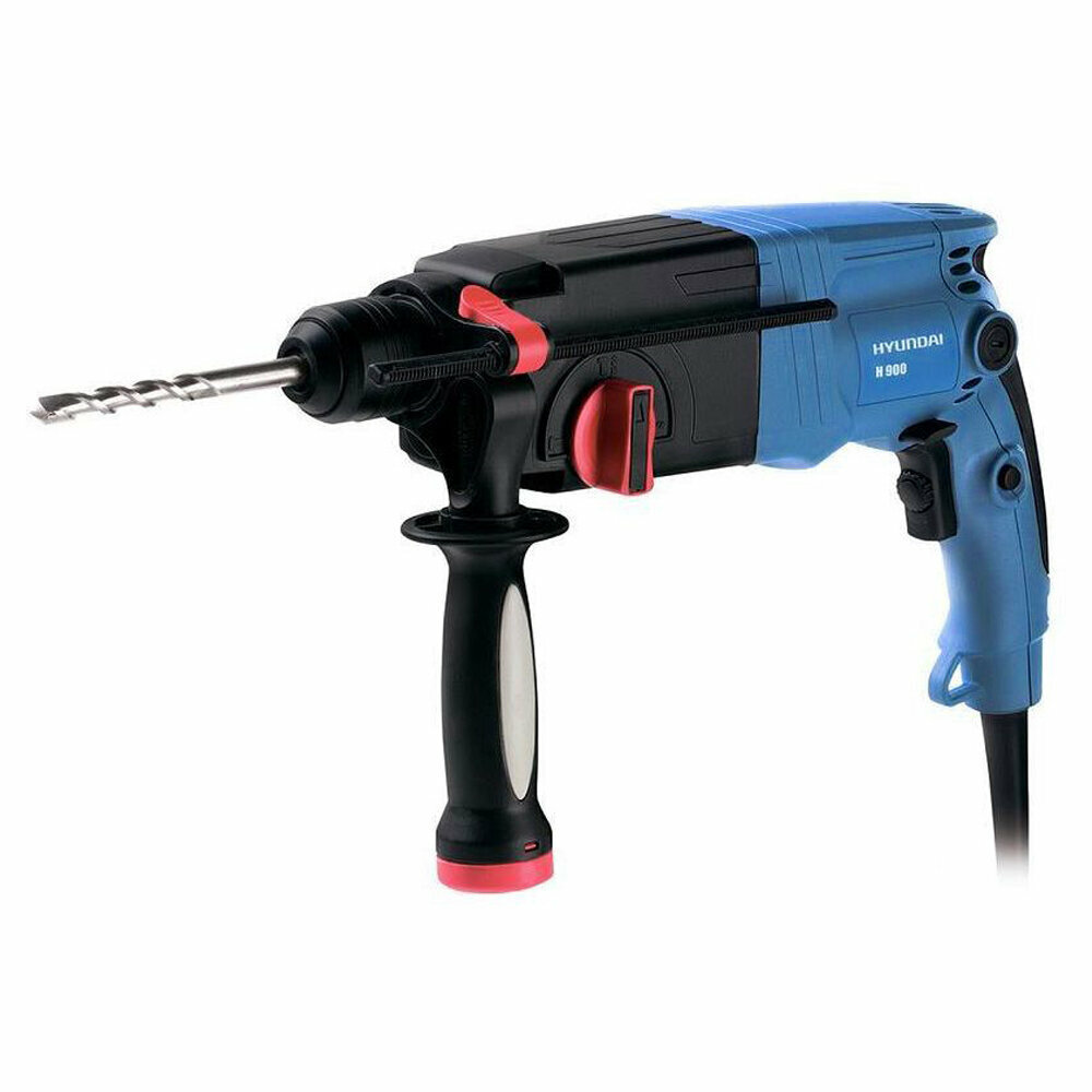 фото Перфоратор Hyundai H 900 EXPERT сетевой (патрон SDS+ реверс, 3.5 кг) электроинструмент в кейсе + набор буров