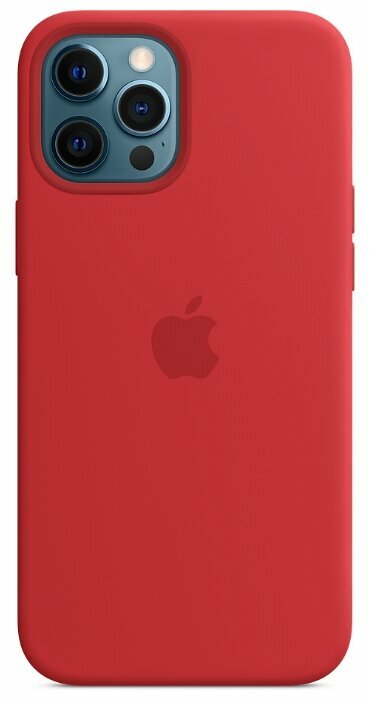 Чехол-накладка Apple для Apple iPhone 12 Pro Max Silicone Case with MagSafe (MHLF3ZE/A), красный
