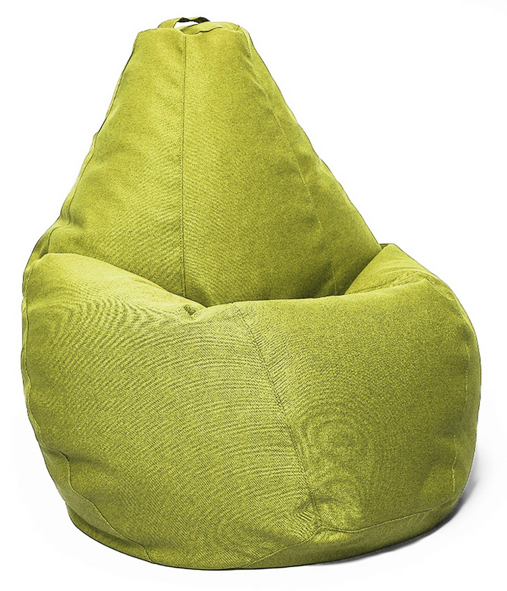 Кресло-мешок "Груша" в рогожке цвет: Green - фотография № 3