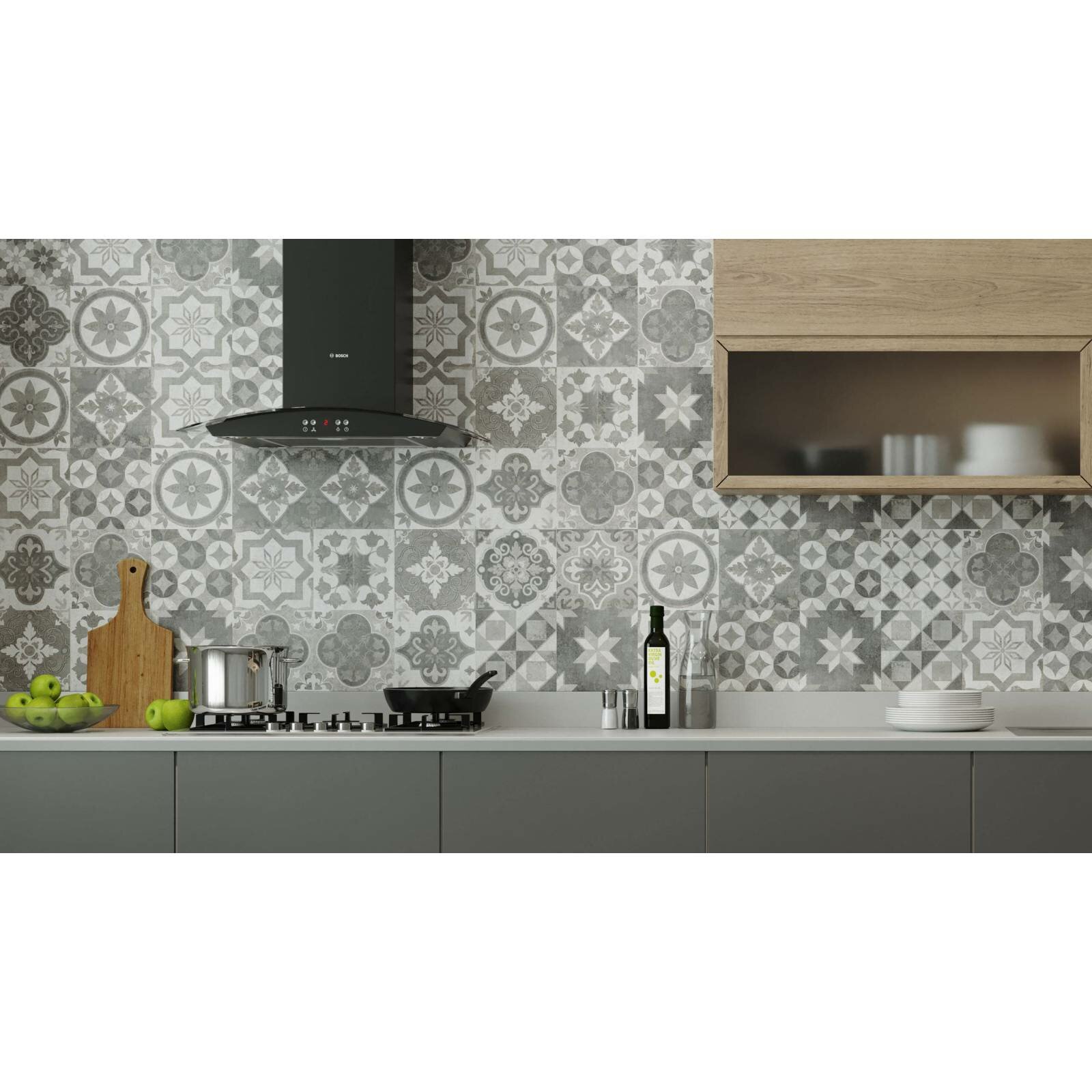 Керамогранит Estima Art AR01 40.5x40.5 см 1.804 м² цвет серый - фото №2