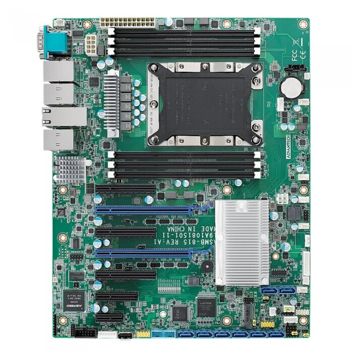 ASMB-815-00A1E, Advantech LGA 3647-P0 Intel® Xeon® Scalable ATX Server Board with 6 DDR4, 5 PCIe x8 or 2 PCIe x16 and 1 PCIe x8