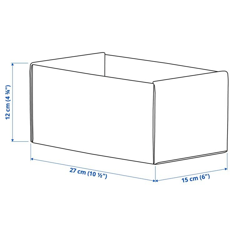 Набор коробок для хранения, IKEA KOMPLEMENT, 15x27x12 см, 2 штуки - фотография № 5