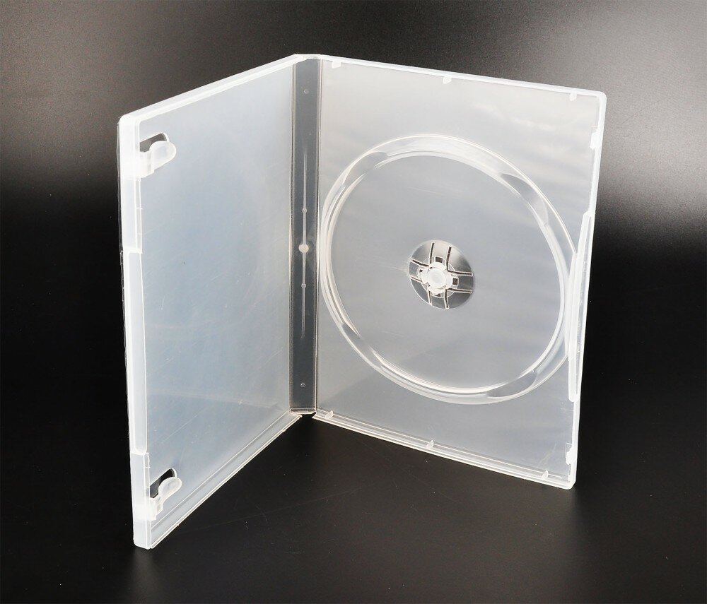 DVD Box. 14 мм (белый, глянцевый, низкий шпиндель)
