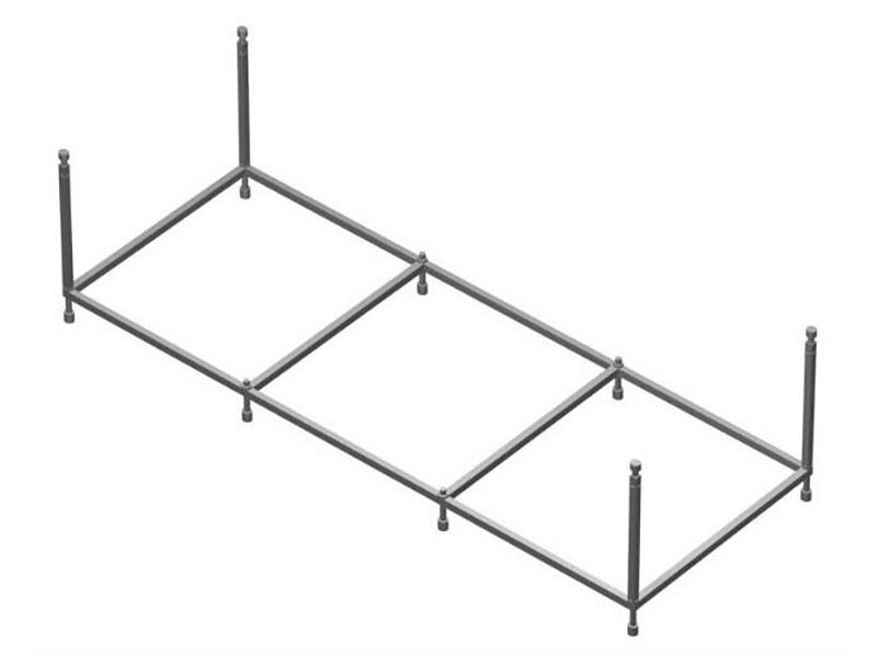 Каркас металлический 180х80 Am.Pm Spirit W72A-180-080W-R2