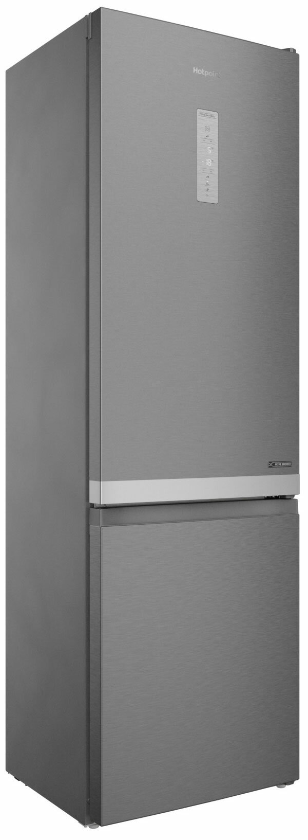 Двухкамерный холодильник Hotpoint HT 7201I MX O3 нержавеющая сталь - фотография № 3