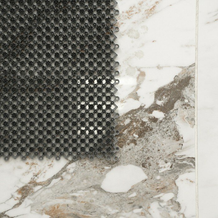 Покрытие ковровое щетинистое без основы «Травка», 40×53 см, цвет серый - фотография № 7