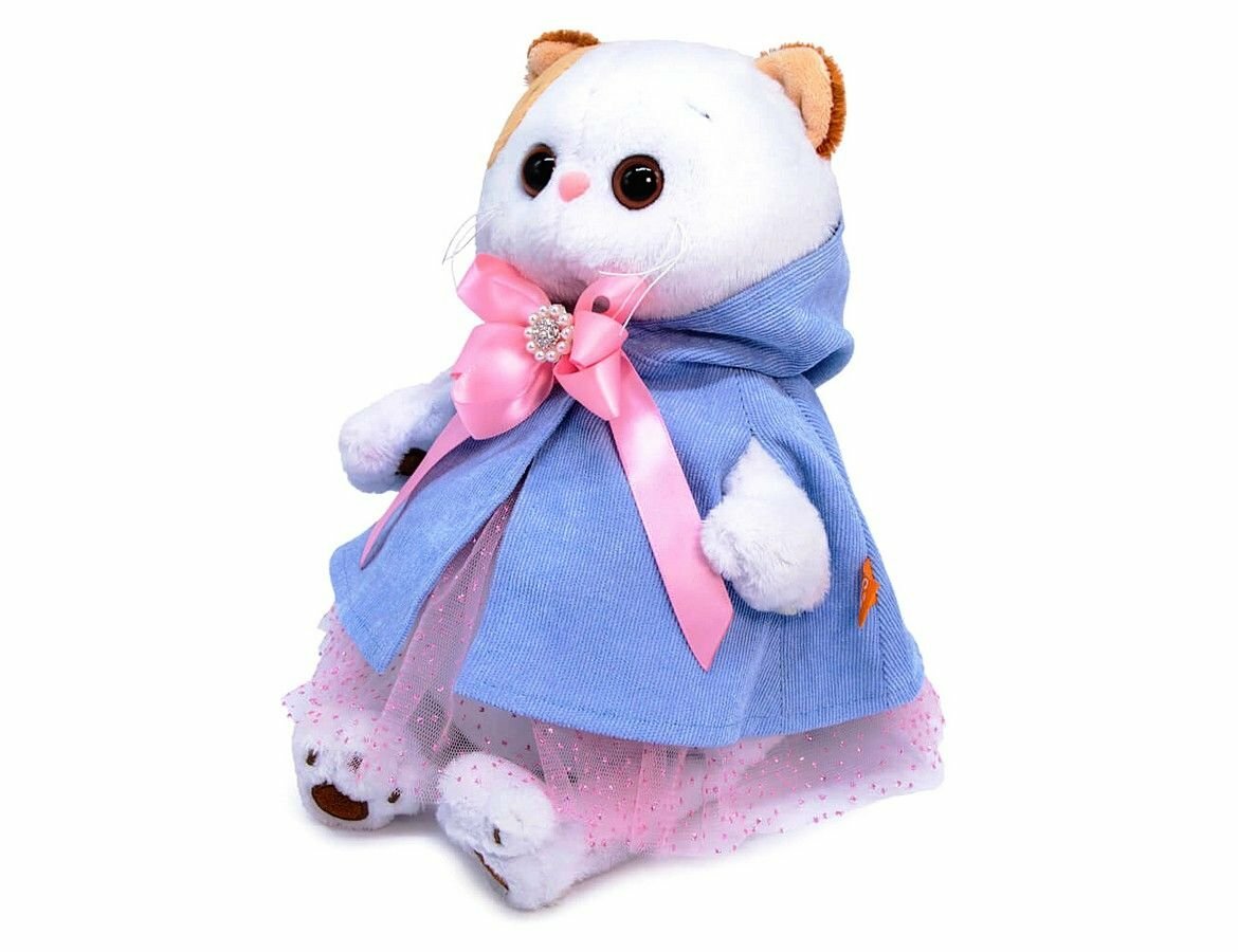 Budi Basa Мягкая игрушка Кошечка Ли-Ли в накидке с капюшоном, 27 см - фото №2
