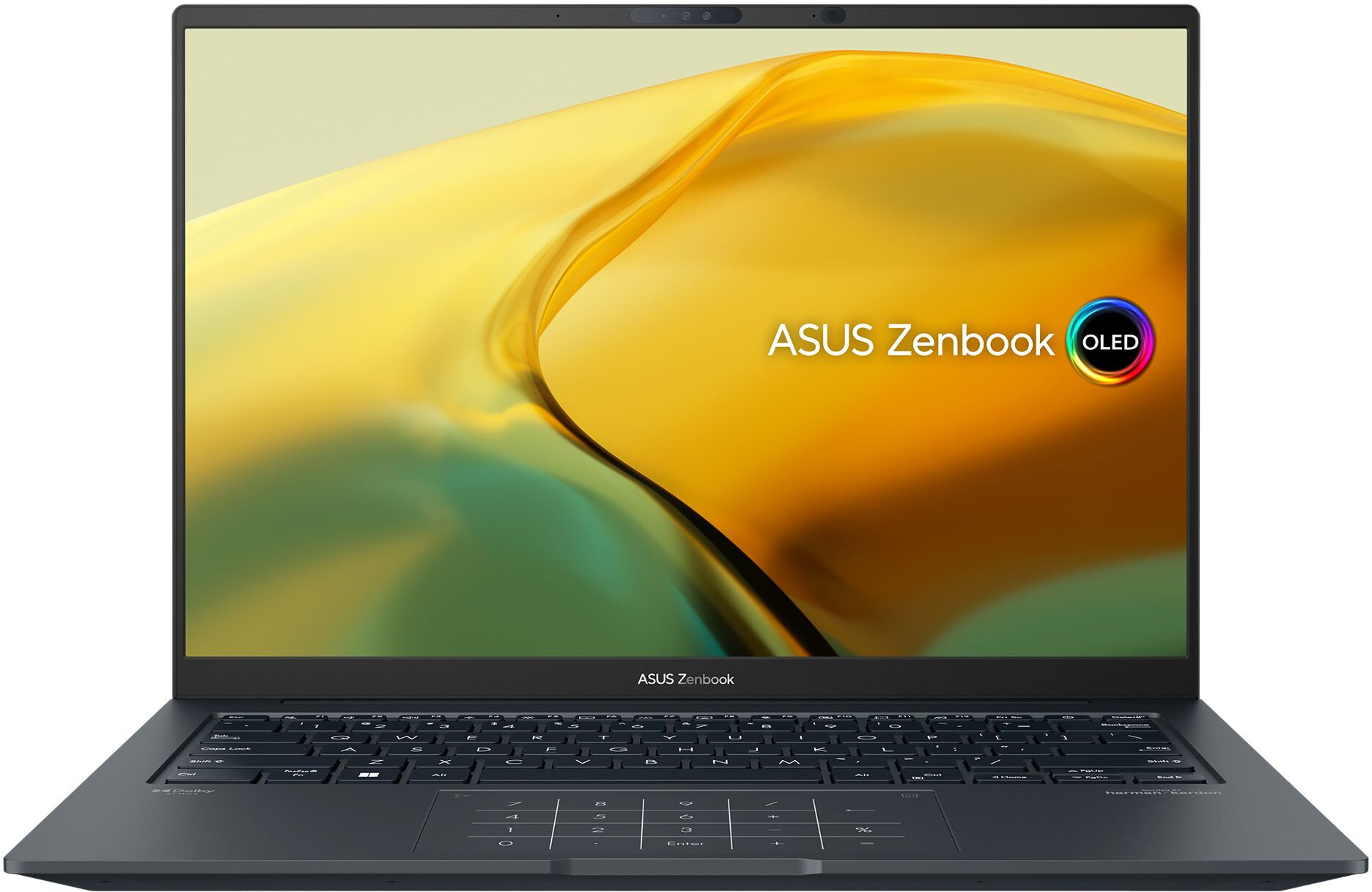 ASUS Ноутбук Asus Zenbook 14X OLED UX3404VA-M9287W Core i7 13700H 16Gb SSD1Tb Intel Iris Xe graphics 14.5" OLED 2.8K (2880x1800) Windows 11 Home grey WiFi BT Cam Bag (90NB1081-M00H90) 90NB1081-M00H90