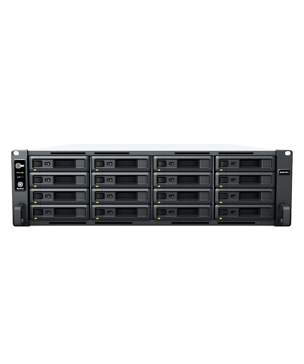 Сетевое хранилище Synology 3U NAS, 16 trays for SATA HDD, AMD Ryzen V1500B 4-core 2.2 GHz, RAM 4 GB ram up to 32 GB, 4xGbE, 0x2,5 GbE RJ-45