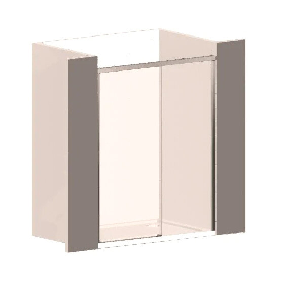 Душевая дверь Vincea Garda VDS-1G110CL, 1100, хром, стекло прозрачное - фотография № 4