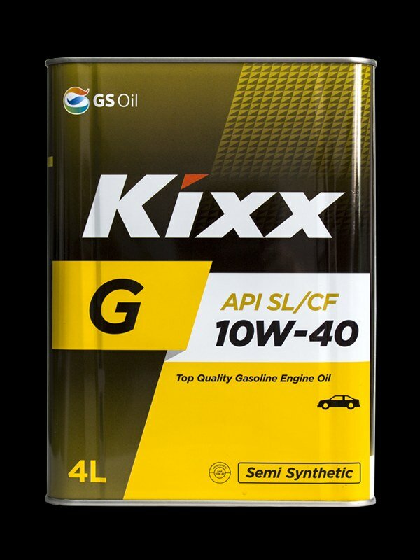 Масло моторное kixx g sl/cf 10w-40 полусинтетическое 4 л l531644te1