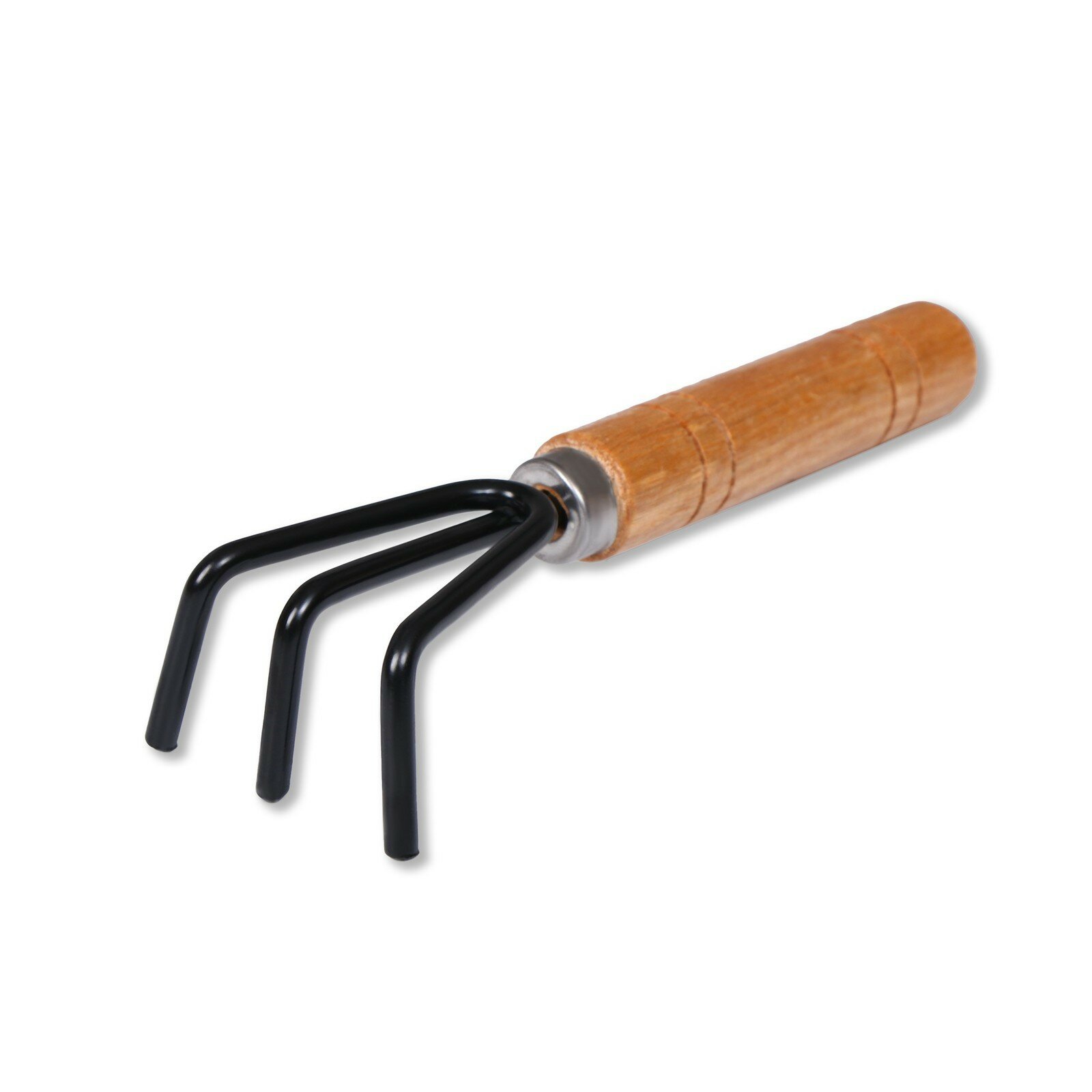 Набор садового инструмента, 3 предмета: рыхлитель, 2 совка, длина 20 см, деревянные ручки - фотография № 4