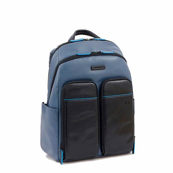 Рюкзак мужской Piquadro Blue Square Revamp темно-синий/синий (ca5574b2v/blbl) - фото №2